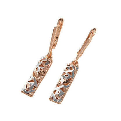 Les Éclats d’Aurore – Boucles d’oreilles pendantes géométriques