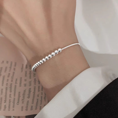 Lunaéa – Bracelet Cuivre Éclat Argenté